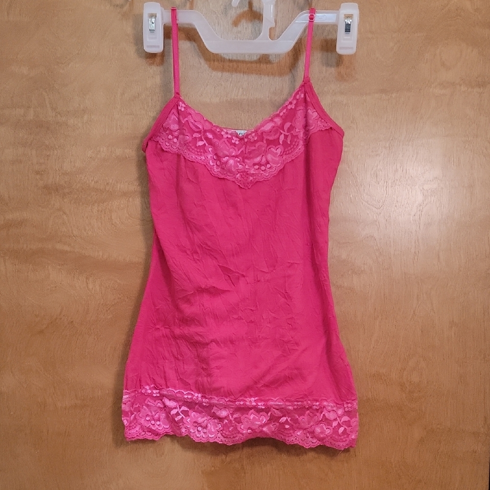 Maurices Fuchsia Lace Camisole